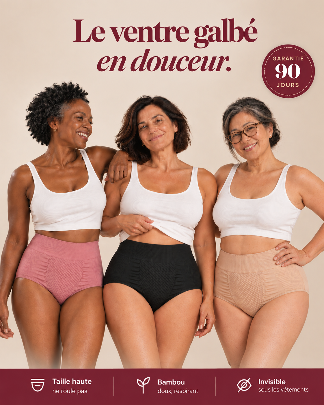 La culotte Séane — galbe doux & bambou